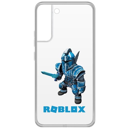 Чехол-накладка Krutoff Clear Case Roblox-Рыцарь Алар для Samsung Galaxy S22+ чехол накладка krutoff clear case roblox зомби для samsung galaxy a03 core a032