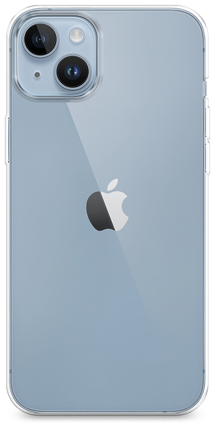 Чехол на Apple iPhone 14 Plus / Айфон 14 Плюс прозрачный