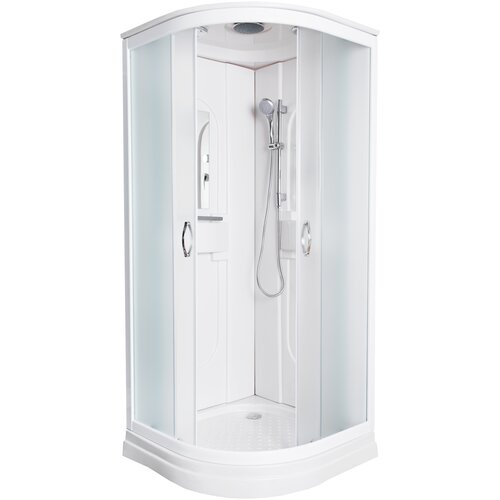 Душевая кабина SEAN 116 (90*90) с поддоном SMC, матовое стекло