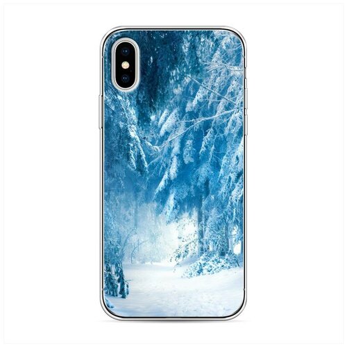 фото Силиконовый чехол "зима 10" на apple iphone x (10) / айфон икс (десять) case place