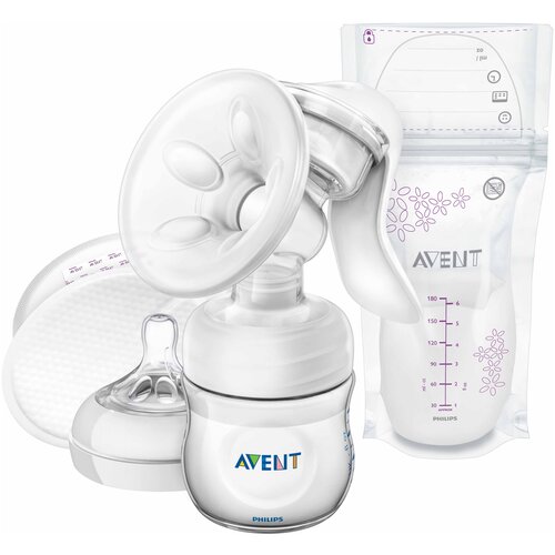 Ручной молокоотсос Philips AVENT Comfort SCF330/50, белый