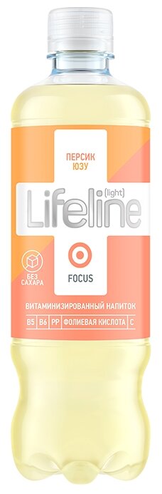 Напиток витаминизированный Lifeline Focus Light персик и юзу