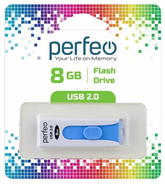 USB флешка Perfeo 16GB S01 White