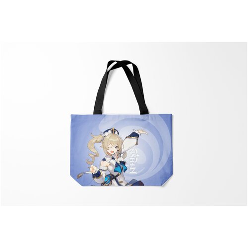 фото Сумка-шоппер / 46х35 см / геймерам / genshin impact барбара burnettie