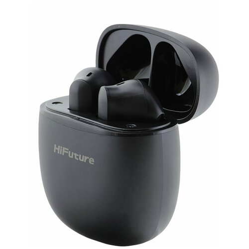Беспроводные bluetooth наушники HiFuture TWS ColorBuds Black блютуз гарнитура с микрофоном наушники для iPhoneAndroid с зарядным футляромкейсом 207100₽