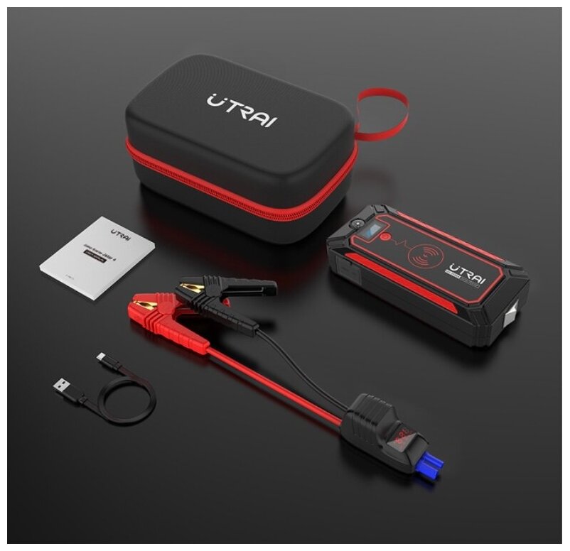 Портативное пусковое зарядное устройство UTRAI 2000A для автомобиля/ Power Bank/ ПЗУ/ Пускач