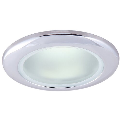 Спот Arte Lamp Aqua A2024PL-1CC, GU10, 50 Вт, нейтральный белый, цвет арматуры: хром, цвет плафона: белый  - Купить