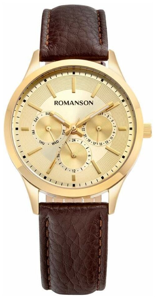 Наручные часы ROMANSON Часы Romanson TL 0B10F LG(GD), золотой
