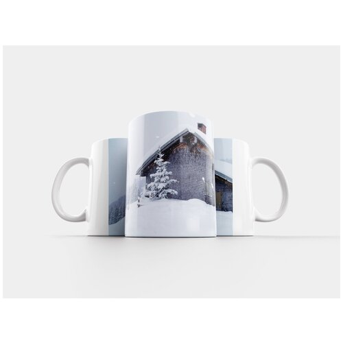 фото Кружка "зима, снег, белый" 320 мл lotsprints