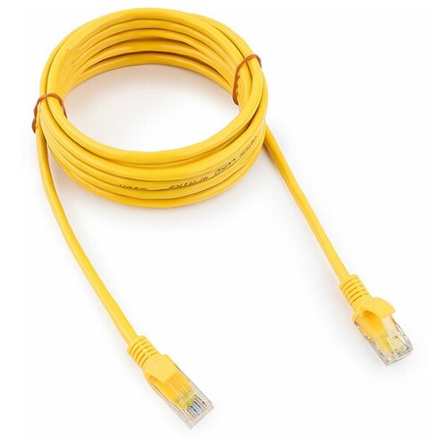 Сетевой кабель Gembird Cablexpert UTP cat.5e 3m Yellow PP10-3M/Y