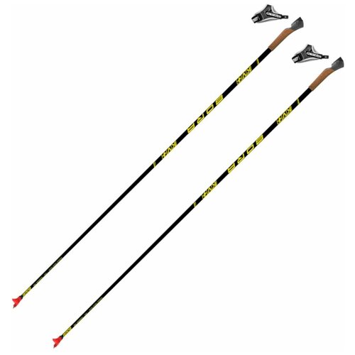 Лыжные палки KV+ BORA Clip cross country pole, Black, 155 cm