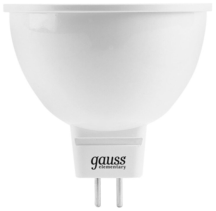 Gauss Лампа Elementary MR16 5.5W 450lm 4100К GU5.3 LED