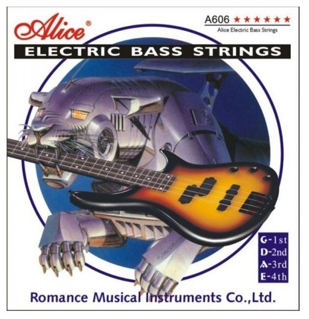 ALICE A606(4)-L Струны для бас-гитары