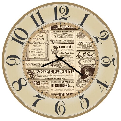 фото Svs настенные часы svs 3002156 вырезка из газеты