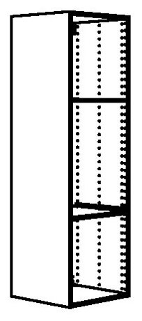 METOD метод каркас высокого шкафа д/духов/холод 60x60x220 см белый - фотография № 2