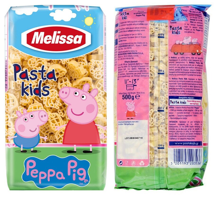 Melissa Макароны Pasta kids "Свинка Пеппа", 500 г - фотография № 13