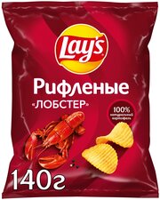 Чипсы Lay's картофельные, лобстер, 140 г