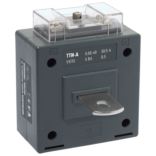 Трансформатор тока ТТИ-А 500/5А 5ВА 0,5S IEK ITT10-3-05-0500 (1 шт.)