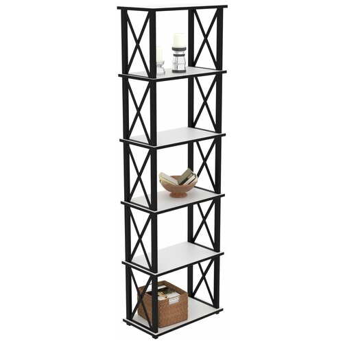 Стеллаж Лофт-6 50х30х182 Белый