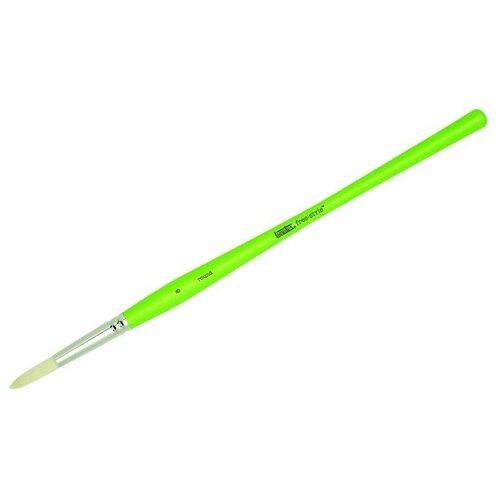 кисть liquitex free style синтетика 8 круглая длинная ручка 8 1 шт зеленый Кисть художественная LIQUITEX Free Style синтетика, круглая, №8, длинная ручка