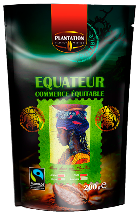 Растворимый кофе Plantation Equateur, 200 гр.