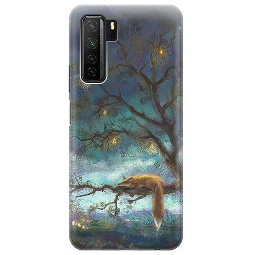 RE: PA Чехол - накладка ArtColor для Honor 30s / Huawei Nova 7 SE с принтом Лиса на дереве re pa чехол накладка artcolor для huawei nova 7 se honor 30s с принтом пейзаж монмартра