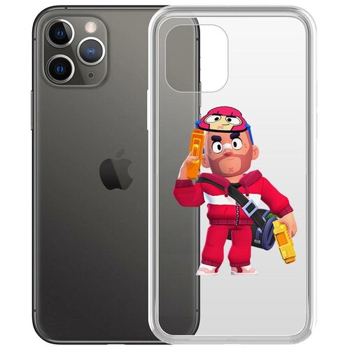 фото Чехол-накладка clear case brawl stars-красавчик кольт для iphone 11 pro krutoff group