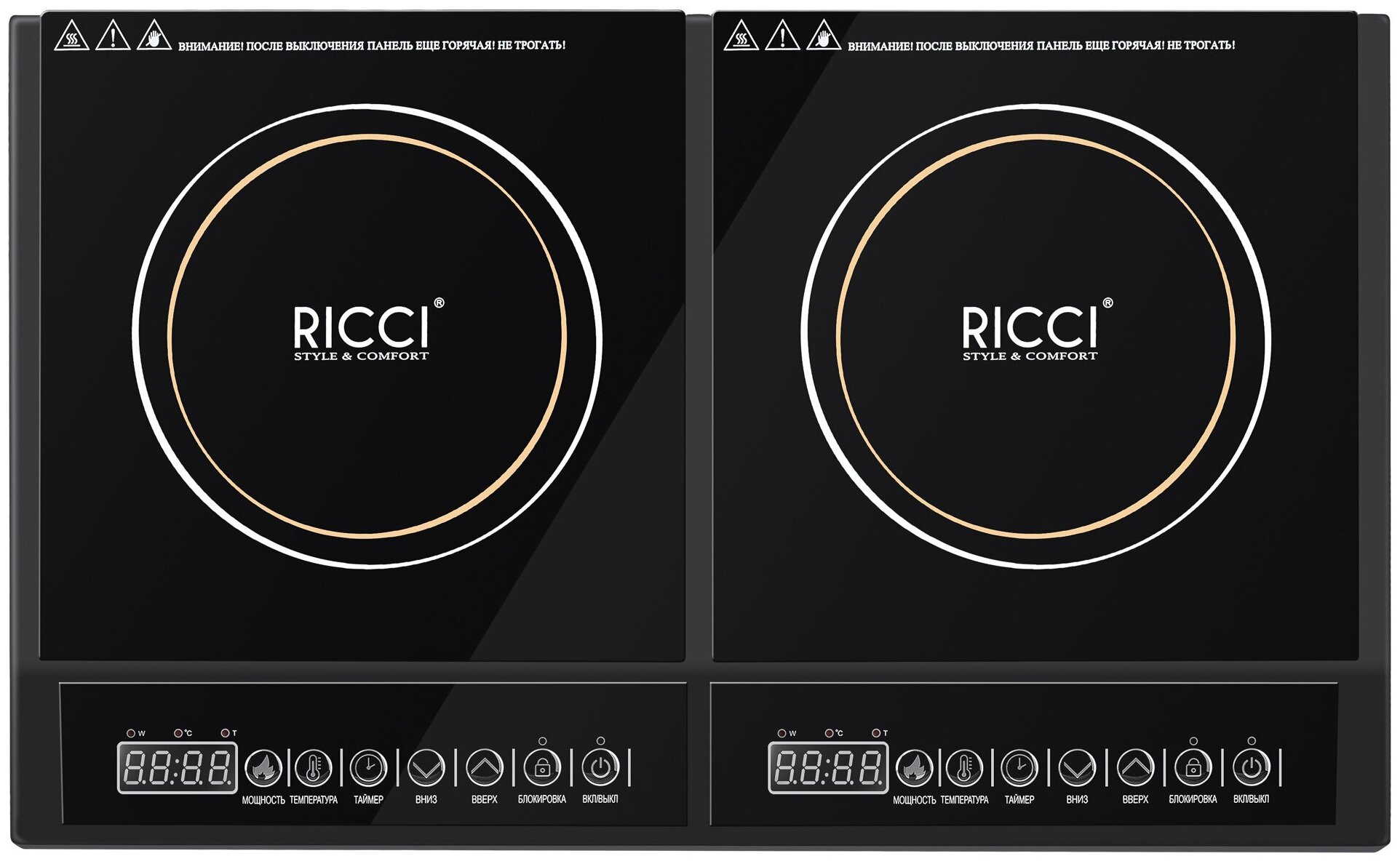 Индукционная настольная плита RICCI OLK‐062 Чёрный