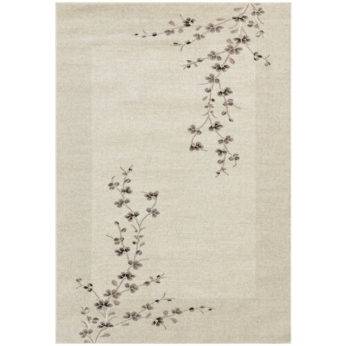 Ковер на пол в спальню, гостиную бежевый 1,2 на 1,8 м Chinggis 4A1877-029