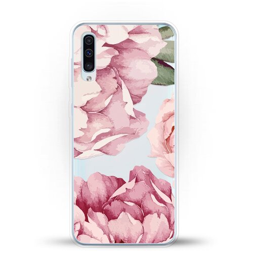 фото Силиконовый чехол пионы на samsung galaxy a30s andy & paul