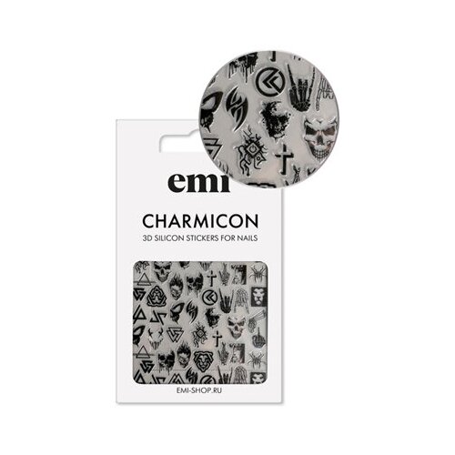 E.Mi, 3D-стикеры №182 Готика Charmicon 3D Silicone Stickers