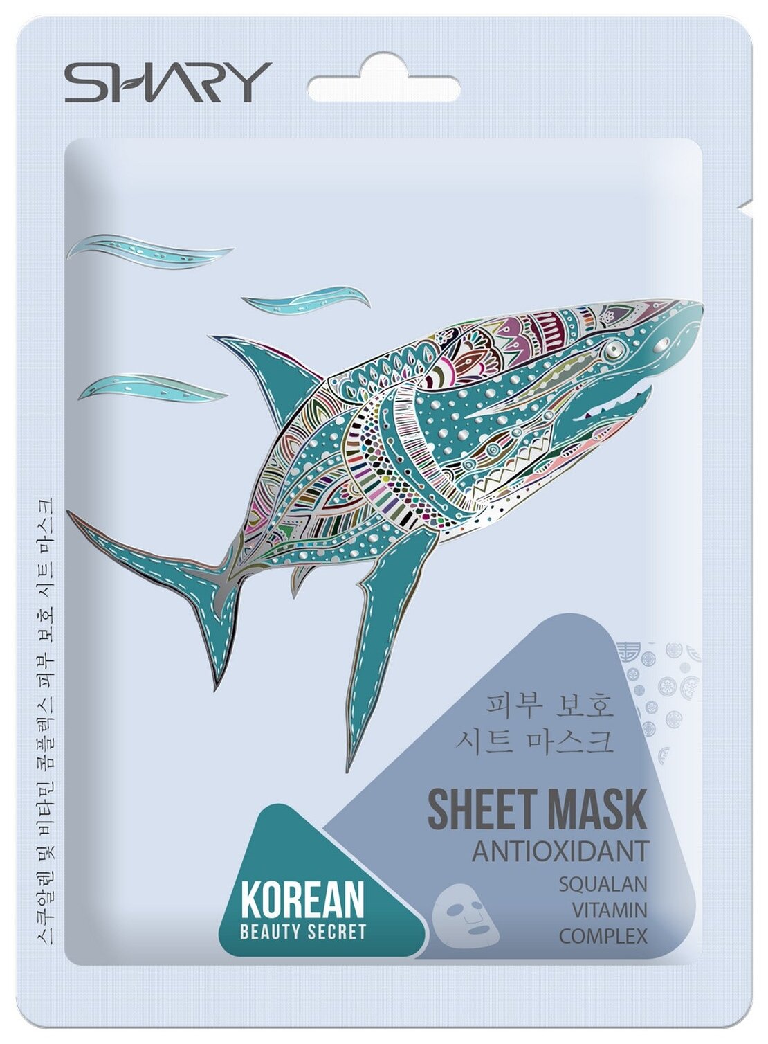 Shary тканевая маска-антиоксидант для лица Сквалан и комплекс витаминов, 25 г