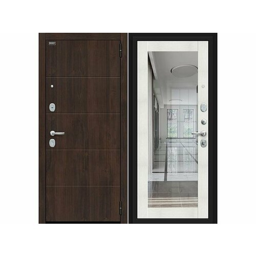 Дверь входная, Steel Russia - Флэт Kale, Almon 28/ Bianco Veralinga дверь входная el porta porta s 3 51 п61 almon 28 wenge veralinga правая