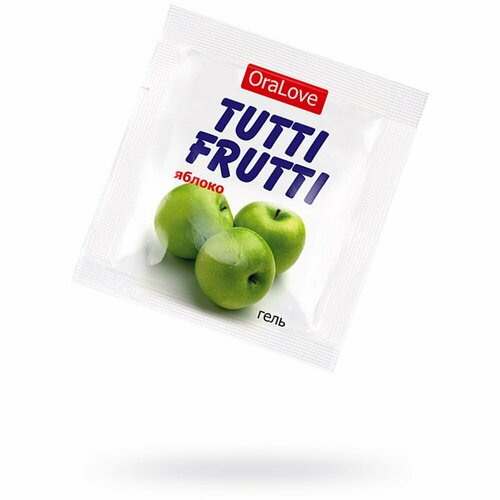 Гель TUTTI-FRUTTI яблоко одноразовая упаковка 4г