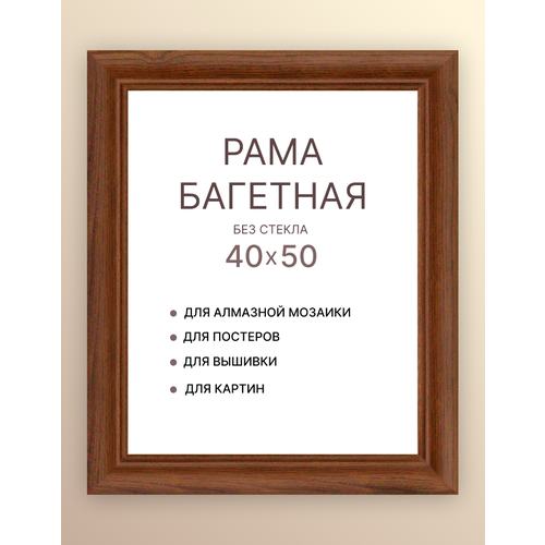 Багетная рама для картин 40х50 для картин по номерам на подрамнике холсте 40 на 50 вышивки рисунка алмазной мозаики