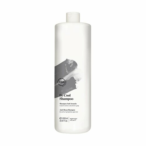 Шампунь тонирующий для темных, осветленных или седых волос / Be Cool Shampoo 1000 мл