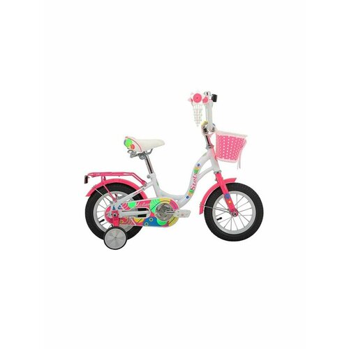 Велосипед детский Stels Mistery C 12 2024 года бело-розовый 8064₽