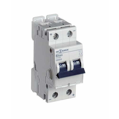 Автоматический выключатель постоянного тока 2P C 2 A 6 кА 125 В DC 2CDS272061R0024 2999₽