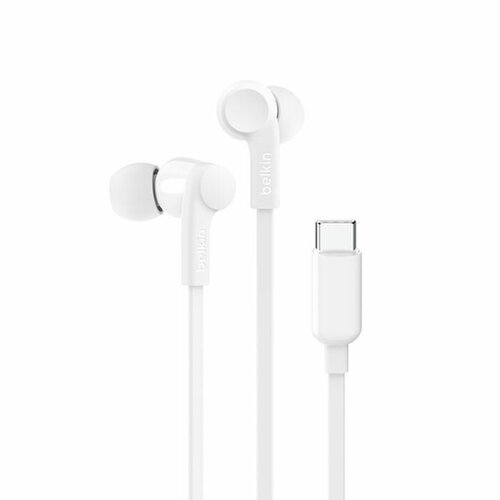 Наушники проводные Belkin Soundform Headphones with USB-C Connector Цвет белый 399000₽