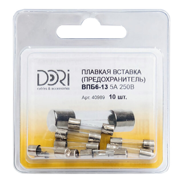 фото Плавкая вставка tdm electric впб6-13 5а 250в