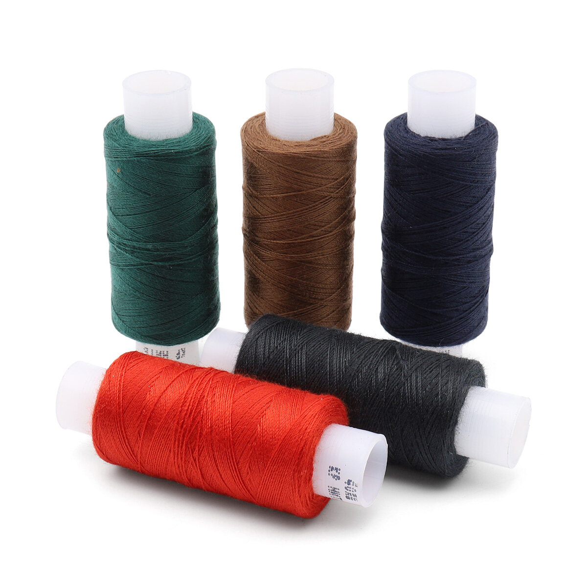 Нитки швейные набор ассорти, 14 шт*170 м, 40 ЛШ, штапельные, Красная нить — фото 1