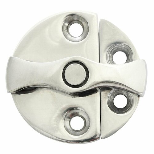 Замок-задвижка поворотная 43 мм нержавеющая сталь дверная Homer 1050₽