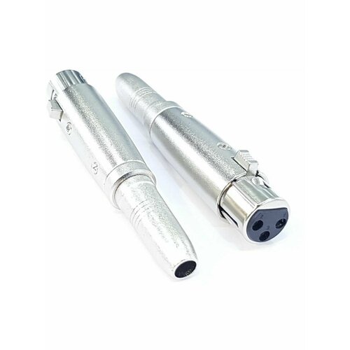 Переходник XLR (гн.) - Jack 6,3mm (гн.)