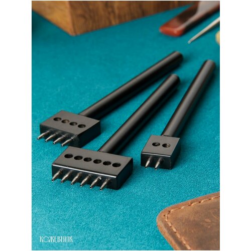 Набор пробойников строчных для работы с кожей