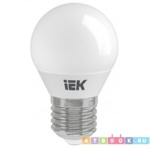 Лампа светодиодная IEK LLE-G45-5-230-40-E27 E27 G45