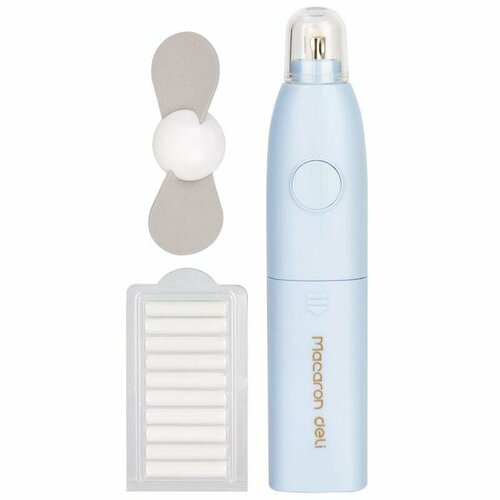 Набор ластик цилиндрический и вентилятор 128x27x22 мм (10 сменных ластиков в наборе)