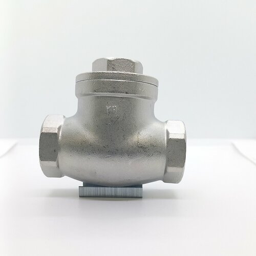 Обратный клапан поворотный горизонтальный муфтовый нержавеющий AISI304 DN15 (1/2