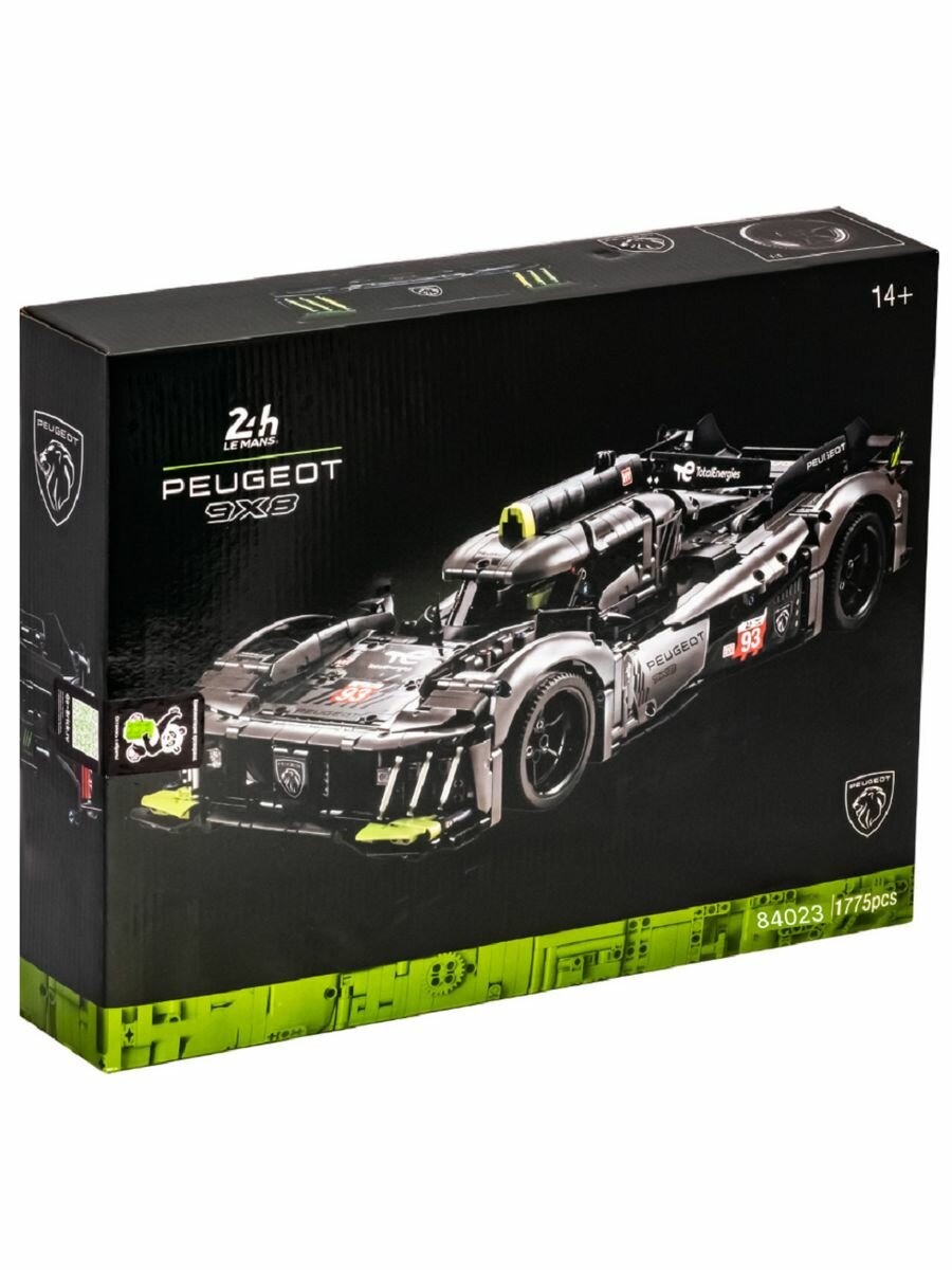 Конструктор Peugeot 9x8 Hypercar, 84023