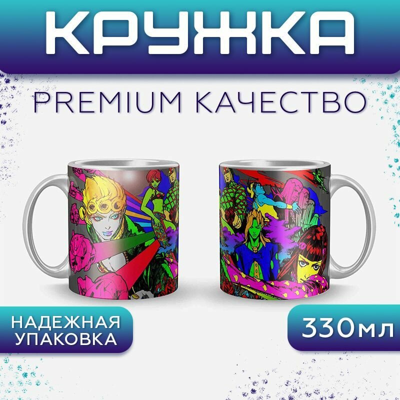Кружка с аниме принтом "Jojo Bizzare Adventure" арт. CUP0550