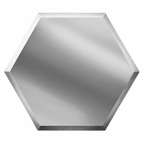 Зеркальная плитка соты с фацетом 10 мм 216х250мм 1053₽